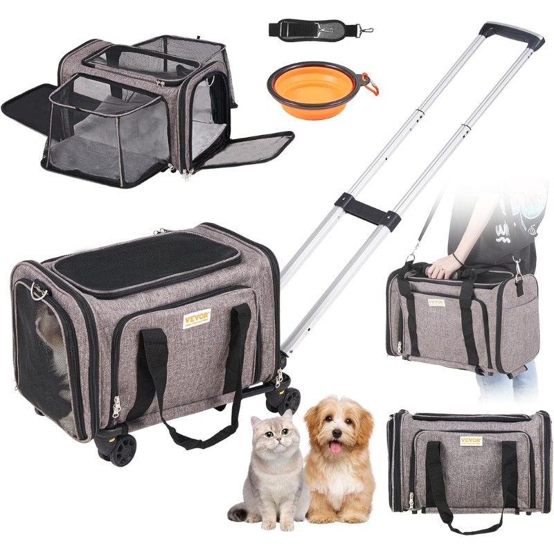 Cat Carrier with Wheels