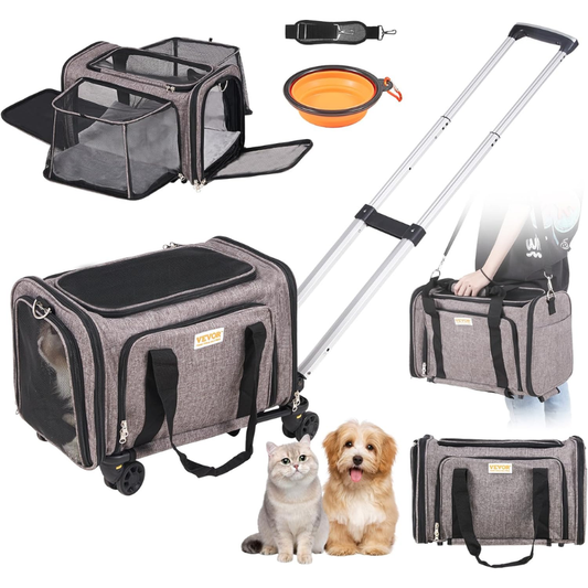 Cat Carrier with Wheels